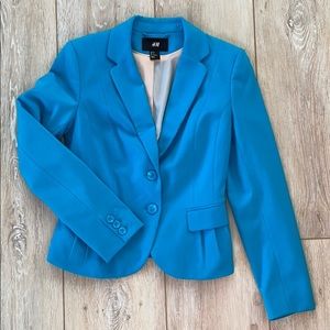 Turquoise blazer H&M
